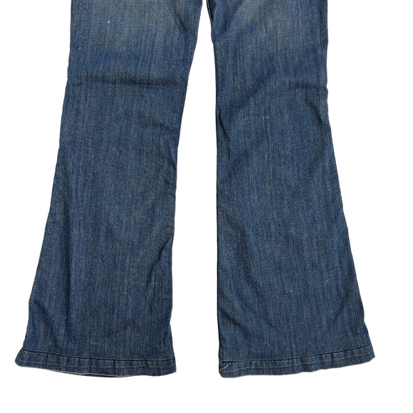 7 For All Mankind Georgia New Zealand Flare Jeans | Mid-Rise Denim | Size 28 - Picture 7 of 8